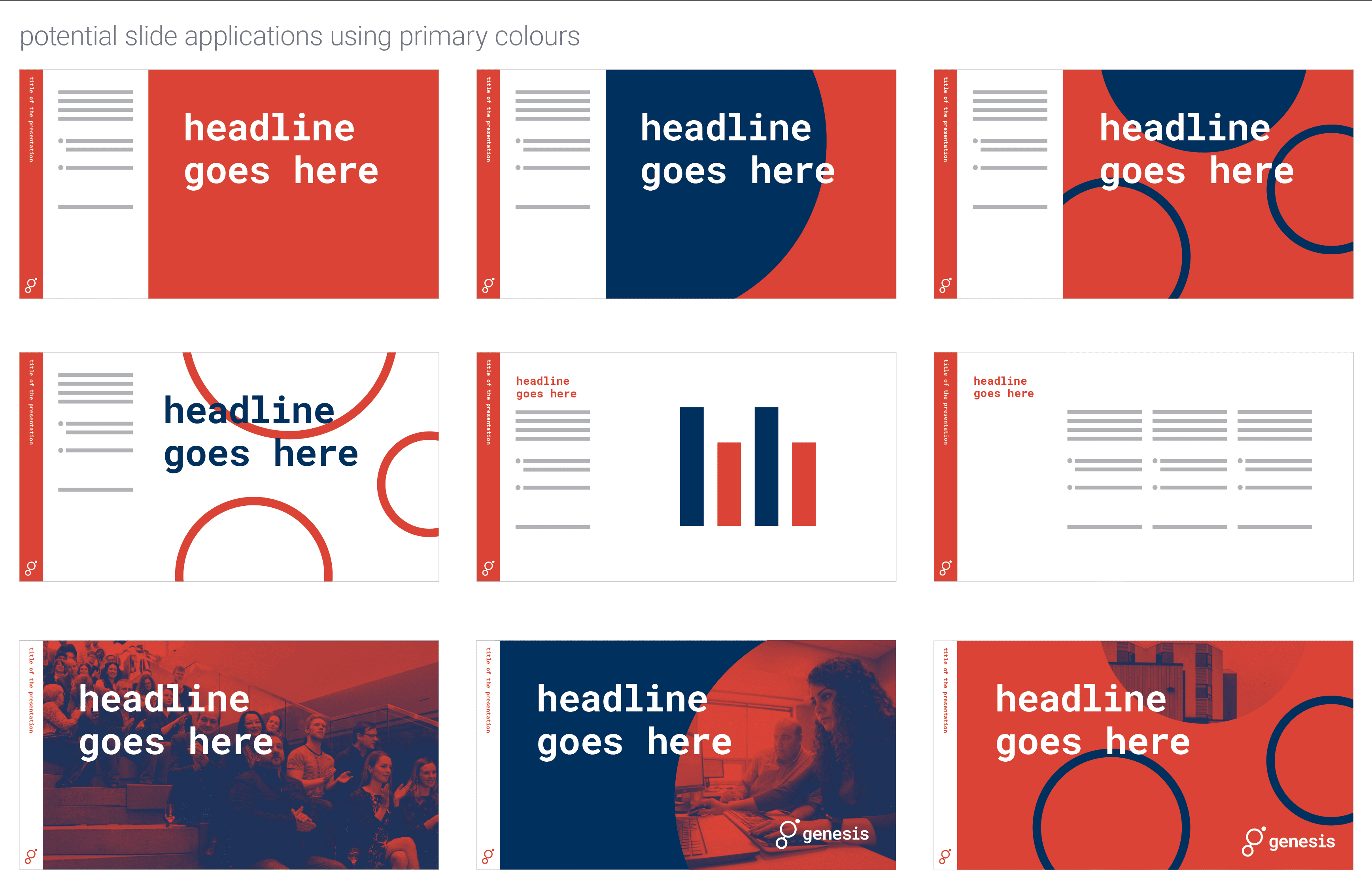 A collection of Genesis slideshow templates